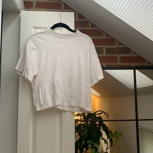 Free People Boxy Cropped T-shirt